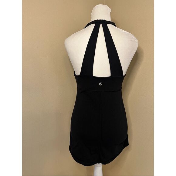 Lululemon Black Scoop Me Up Athletic Tank Top Size 6 - Picture 2 of 7
